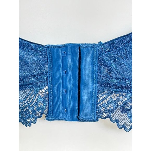 NWOT.Secret treasures.Women lace bra,‎ blue color size 1X - Picture 5 of 12